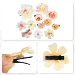 Unique Bargains Women's Fake Flowers Hair Clips Pink White 12 Pcs -UNIQUE BARGAIN Shop GUEST 52eb9f3c ffa1 4257 a5f5 5663d0197fc5