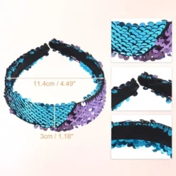 Unique Bargains Women's Sparkle Sequins Headbands Purple Blue 1 Pc -UNIQUE BARGAIN Shop GUEST 52f7bacb 5486 49f0 a70f 165ff00bda54
