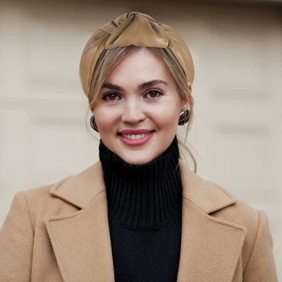 Unique Bargains Cross Knotted PU Leather Non-slip Fashion Wide Headband 1 Pc 4 Unique Bargains Cross Knotted PU Leather Non-slip Fashion Wide Headband 1 Pc - Image 4