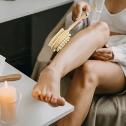 Unique Bargains Double-sided Dry Brushing Body Brush Beige 1 Pc -UNIQUE BARGAIN Shop GUEST 5505b93e 6674 4c52 a22c 2dec04ac6876