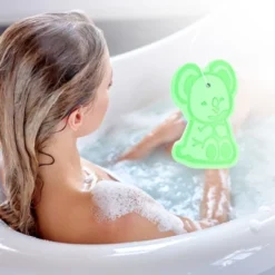 Unique Bargains Cartoon Bath Brush Bath Sponge For Shower 4.53"x2.76"x1.1" 1 Pc