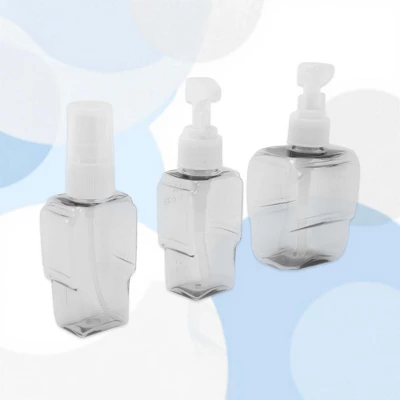 Unique Bargains Reusable Travel Container Set 3 Pcs 2 Unique Bargains Reusable Travel Container Set 3 Pcs - Image 2