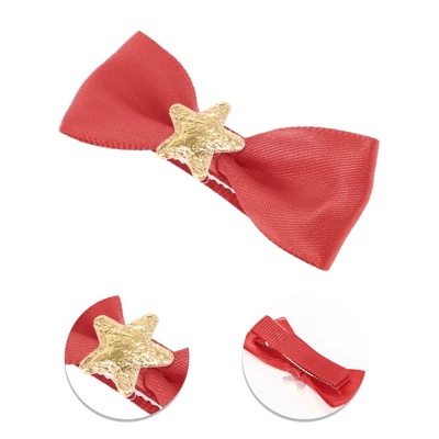 Unique Bargains Girl's Cute Butterfly Flowers Bow Hair Clips Red Green 5 Pcs 2 Unique Bargains Girl's Cute Butterfly Flowers Bow Hair Clips Red Green 5 Pcs - Image 2