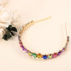 Unique Bargains Women's Metal Drip Shape Colorful Rhinestone Faux Crystal Headband 1 Pc -UNIQUE BARGAIN Shop GUEST 5864bf4b 6e64 4d8c ba9b 88313f88a5ea
