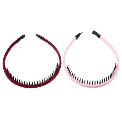 Unique Bargains Non-Slip Teeth Comb Headbands Multicolored 4Pcs 4 Unique Bargains Non-Slip Teeth Comb Headbands Multicolored 4Pcs - Image 4