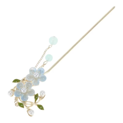 Unique Bargains Women's Floral Hair Stick Pin 1 Pc 3 Unique Bargains Women's Floral Hair Stick Pin 1 Pc - Image 3