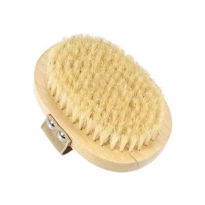 Unique Bargains Bathroom Oval Bath Brush 3.82"x2.48" Yellow 1 Pc 6 Unique Bargains Bathroom Oval Bath Brush 3.82"x2.48" Yellow 1 Pc - Image 6
