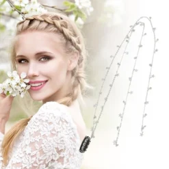 Unique Bargains Women's Star Braided Hair Chain Silver Tone 2 Pcs -UNIQUE BARGAIN Shop GUEST 594d2539 f8aa 475b 9e0f d7a3c698e876