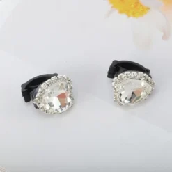 Unique Bargains Hearts Gemstone Shoelace Charms Silver Tone 1 Pair -UNIQUE BARGAIN Shop GUEST 596df34d 2d35 4790 b303 e45f2044da0e