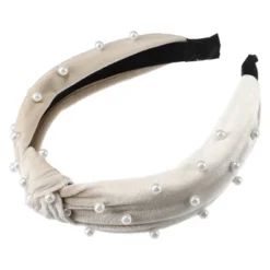 Unique Bargains Women's Bling Twisted Faux Pearl Velvet Headband Hairband Accessories 1.2 Inch Wide 1 Pc -UNIQUE BARGAIN Shop GUEST 5a654a31 a7b1 4767 bfe5 d018524bcc02