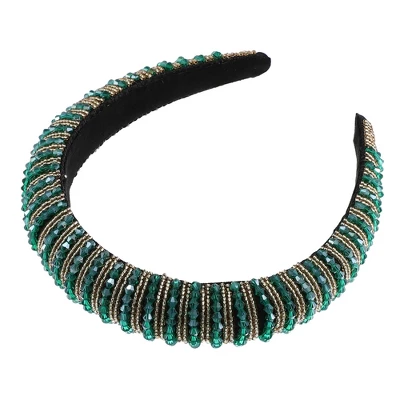 Unique Bargains Crystal Headband Rhinestone Hairband For Women 1.2 Inch Wide 1Pcs 14 Unique Bargains Crystal Headband Rhinestone Hairband For Women 1.2 Inch Wide 1Pcs - Image 14