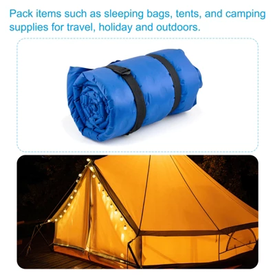 Unique Bargains Travel Outdoor Bag Luggage Packing Utility Strap With Buckle 4 Unique Bargains Travel Outdoor Bag Luggage Packing Utility Strap With Buckle - Image 4