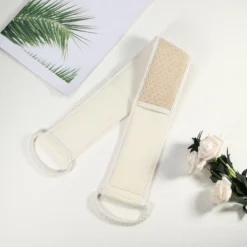 Unique Bargains Elasticity Body Scrub Towel 26.77"x3.35" Beige 1 Pc -UNIQUE BARGAIN Shop GUEST 5c44119f 677c 49f0 9c2e ec69b078ebed