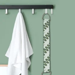 Unique Bargains Line Pattern Body Scrub Towel 1 Pc