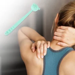 Unique Bargains Portable Massage Hammer Manual Massager Tools 9.72"x1.77" Blue 1 Pc