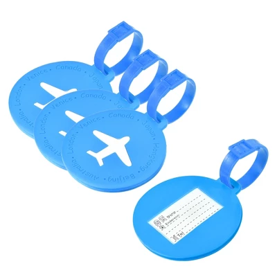 Unique Bargains PVC Durable Lightweight Backpack Travel ID Luggage Tag 4 Pcs 3 Unique Bargains PVC Durable Lightweight Backpack Travel ID Luggage Tag 4 Pcs - Image 3