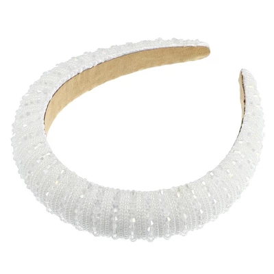 Unique Bargains Crystal Headband Rhinestone Hairband For Women 1.2 Inch Wide 1Pcs 6 Unique Bargains Crystal Headband Rhinestone Hairband For Women 1.2 Inch Wide 1Pcs - Image 6