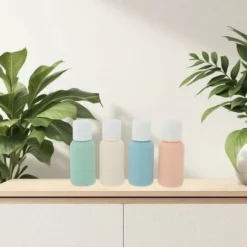 Unique Bargains Portable Travel Container Set Blue Pink 4 Pcs -UNIQUE BARGAIN Shop GUEST 60c6a2e3 ca2f 4aa1 8bf1 4020912dea28