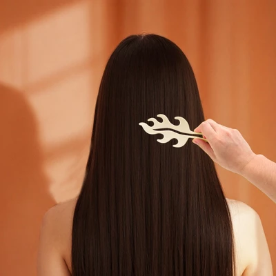 Unique Bargains Solid Flame Hollow Comb Hair Brush 1 Pc 4 Unique Bargains Solid Flame Hollow Comb Hair Brush 1 Pc - Image 4