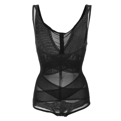 Unique Bargains Women Shapewear Tummy Control Full Bust Bodysuit Butt Lifter Thigh Slimmer Mesh Belt 6 Unique Bargains Women Shapewear Tummy Control Full Bust Bodysuit Butt Lifter Thigh Slimmer Mesh Belt - Image 6