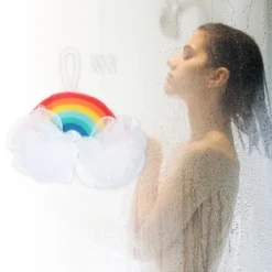 Unique Bargains Cartoon Bath Shower Loofah Sponge Multicolored