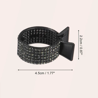 Unique Bargains Women's Metal Rhinestone High Ponytail Hair Clips Multicolored 3 Pcs 5 Unique Bargains Women's Metal Rhinestone High Ponytail Hair Clips Multicolored 3 Pcs - Image 5