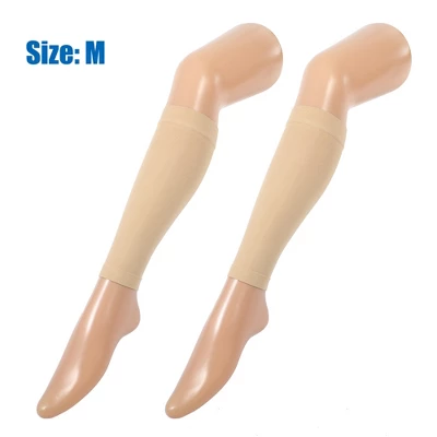 Unique Bargains Compression Sleeve Footless Compression Sleeve For Women Nylon 2 Pair 3 Unique Bargains Compression Sleeve Footless Compression Sleeve For Women Nylon 2 Pair - Image 3