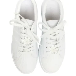 Unique Bargains Pearls Flowerss Shoelace Charms White 1 Pair