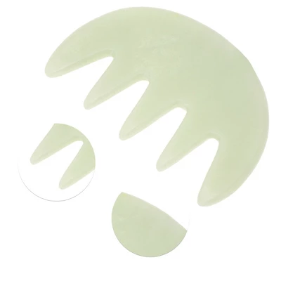 Unique Bargains Five-tooth Head Massage Comb Green 1 Pc 2 Unique Bargains Five-tooth Head Massage Comb Green 1 Pc - Image 2