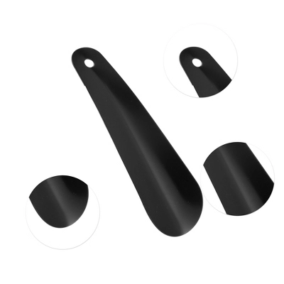 Unique Bargains Straight Hole Shoe Horn 4.72"x1.38" Black 1 Pc 2 Unique Bargains Straight Hole Shoe Horn 4.72"x1.38" Black 1 Pc - Image 2
