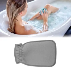 Unique Bargains Gloves Bath Towel For Shower Room 14x24cm 1 Pc