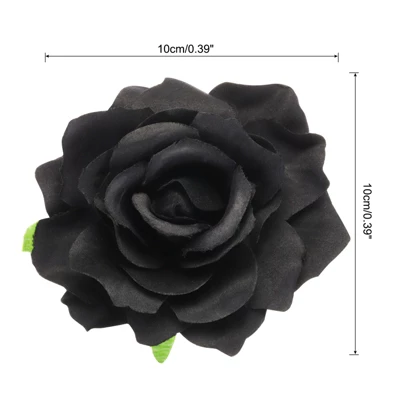 Unique Bargains Soft Fabric Weddings Party Women Rose Flower Hair Clips 1 Unique Bargains Soft Fabric Weddings Party Women Rose Flower Hair Clips