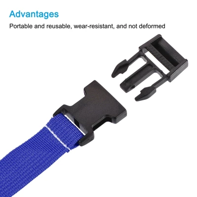 Unique Bargains Travel Accessory Luggage Adjustable Buckle Belt Utility Straps 3 Pcs 2 Unique Bargains Travel Accessory Luggage Adjustable Buckle Belt Utility Straps 3 Pcs - Image 2