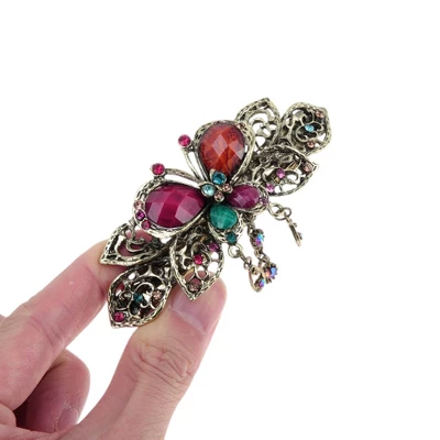 Unique Bargains Vintage Butterfly Hair Clips 1 Pc 4 Unique Bargains Vintage Butterfly Hair Clips 1 Pc - Image 4