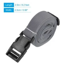 Unique Bargains Polyester Quick Release Adjustable Belt Travel Bag Luggage Strap With Buckle