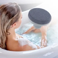 Unique Bargains Handle Bath Brush Body Scrubber For Bathroom 3.54"x2.75" 1 Set -UNIQUE BARGAIN Shop GUEST 6b2ccf36 193b 4a86 ad8f f1e84a9fb5b4