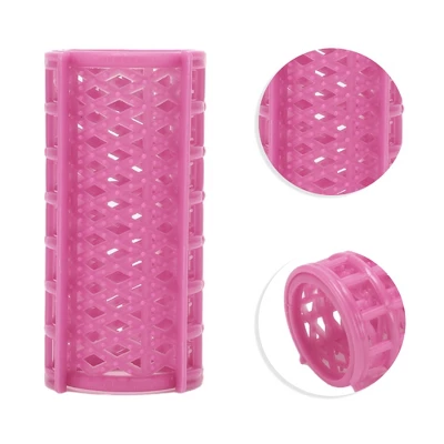 Unique Bargains Women's Heatless Voluminous Hair Roller 2.76"x1.34" Rose Red 3pcs 2 Unique Bargains Women's Heatless Voluminous Hair Roller 2.76"x1.34" Rose Red 3pcs - Image 2