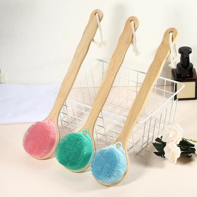 Unique Bargains Double Side Bath Brush 15.75" Length 1 Pc 5 Unique Bargains Double Side Bath Brush 15.75" Length 1 Pc - Image 5