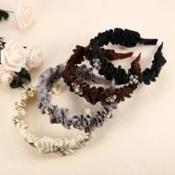 Unique Bargains Women's Rhinestone Pleated Headband Faux Pearl Headband 1 Pc -UNIQUE BARGAIN Shop GUEST 6fe2f97b cf25 4905 bcca c7234833676e
