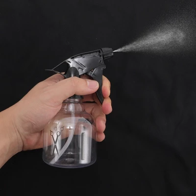 Unique Bargains Durable Hand Pressure Type Hair Spray Bottles 250ml Black Clear 1 Pc 4 Unique Bargains Durable Hand Pressure Type Hair Spray Bottles 250ml Black Clear 1 Pc - Image 4