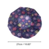 Unique Bargains Flower Single Layer Shower Cap 3 Pcs