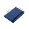 Unique Bargains PU Leather RFID Blocking Credit Card Passport Wallet 5.9" X 4.3"