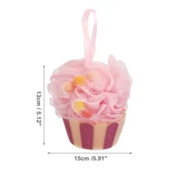 Unique Bargains Bathroom Cartoon Bath Shower Loofah Sponge 5.12"x5.91" Pink Yellow 1 Pc -UNIQUE BARGAIN Shop GUEST 70d0d5ea 19e5 414c b863 ce6a012c06ed