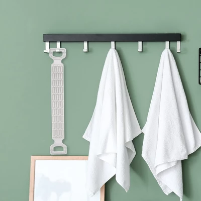 Unique Bargains Double Side Body Scrub Towel For Shower 27.36"x4.33" 1 Pc 4 Unique Bargains Double Side Body Scrub Towel For Shower 27.36"x4.33" 1 Pc - Image 4