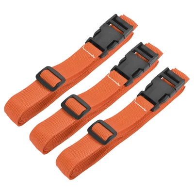 Unique Bargains Travel Accessory Luggage Adjustable Buckle Belt Utility Strap 3 Pcs 5 Unique Bargains Travel Accessory Luggage Adjustable Buckle Belt Utility Strap 3 Pcs - Image 5