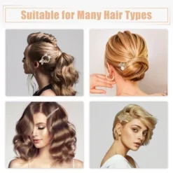 Unique Bargains Girl's Pearl Cute Style Metal Hair Clips Gold Tone 1 Set Of 5 Pcs -UNIQUE BARGAIN Shop GUEST 73022cf8 e627 4b41 996f 9ab10a89d805