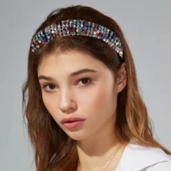 Unique Bargains Rhinestone Headband For Women Bling Padded Hairband Faux Crystal Hair Accessories Multicolor 1.18 Inch Wide 1 Pc -UNIQUE BARGAIN Shop GUEST 7480f1f0 14e8 4934 a9cb 220f5c33dddd