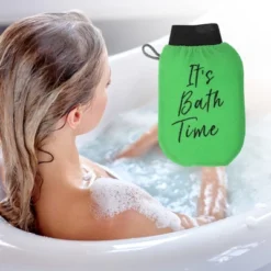 Unique Bargains Shower Gloves 8.27"x5.12" 1 Pc