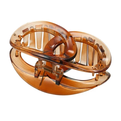 Unique Bargains Women's 3.27" Claw Clip Hair Accessories No Slip Plastic Brown Hair Clip 5 Unique Bargains Women's 3.27" Claw Clip Hair Accessories No Slip Plastic Brown Hair Clip - Image 5