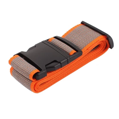 Unique Bargains Travel Luggage Suitcase Strap Baggage Backpack Secure Belt Orange Gray 2M 3 Unique Bargains Travel Luggage Suitcase Strap Baggage Backpack Secure Belt Orange Gray 2M - Image 3